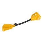 Camco Power Cord Adapter, 30 amp Male To 50 amp Female, 30 amp Dogbone - 55185