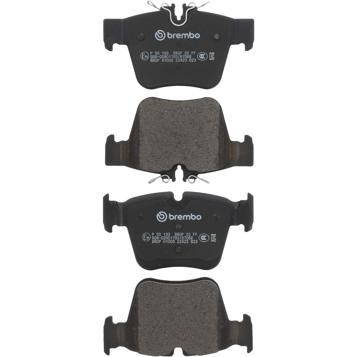 Brembo Brake Pad, FMSI Number D1872-9101, Set Of 4 - P50133
