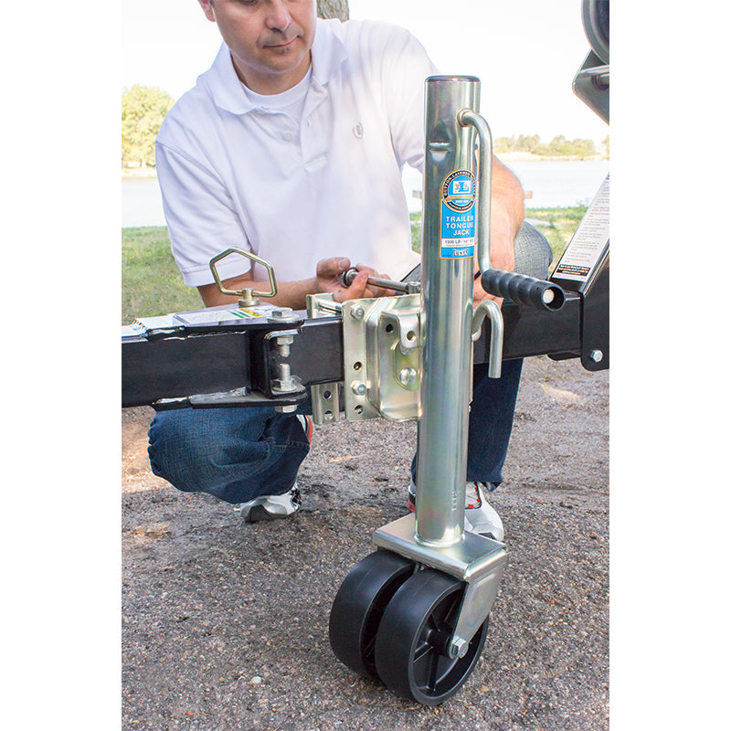 Dutton Lainson Corp Trailer Tongue Jack, 1500 lb Lift Capacity, 12 in Travel, 28 in Height - 22580