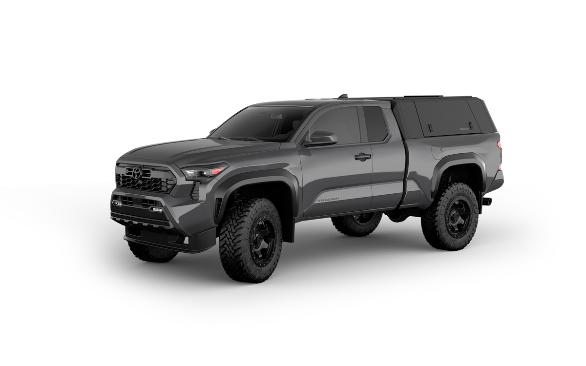 SmartCap Truck Cap, Holds Up To 330 lb When Moving And 770 lb When Parked, Matte Black, Stainless Steel - EA1313-MB