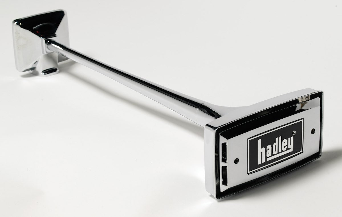 Hadley Products Air Horn, 29 in Length, Chrome Plated, Steel - H00977