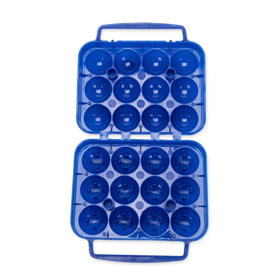 Camco Egg Holder, Holds 12 Eggs, Blue - 51015
