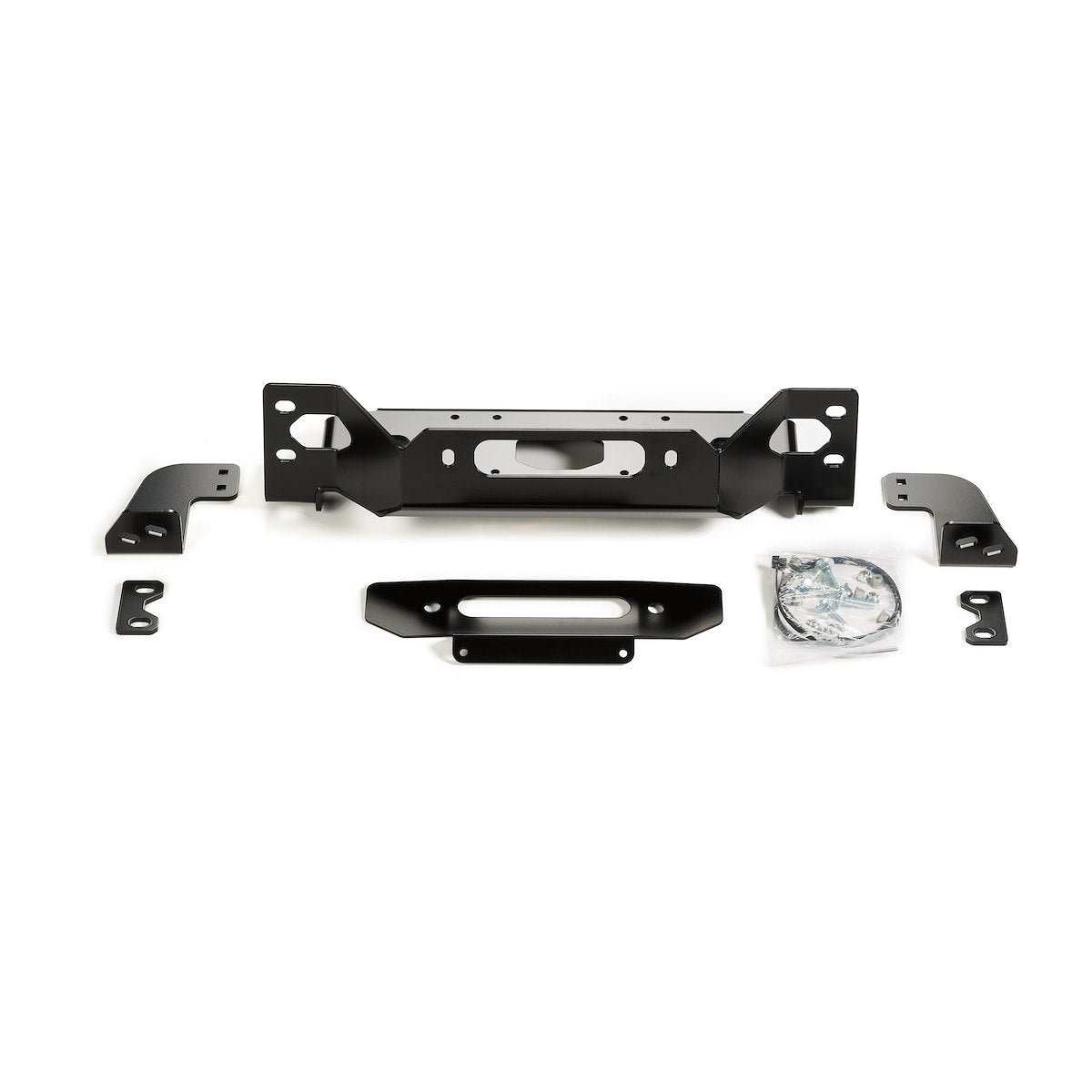 Warn Winch Mount, For Use With Zeon/Zeon Platinum/VR/M8/XD9 Winches, Black - 101255