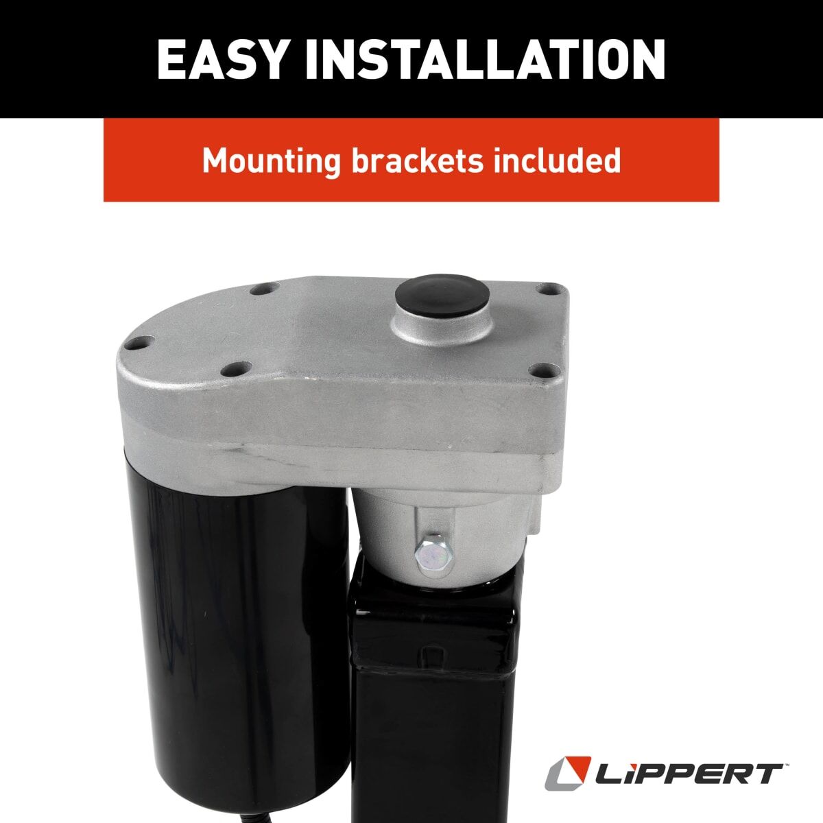 Lippert Leveling Jack, 5000 lb Capacity, 19-13/16 in Stroke, 38 in Maximum Height - 305340