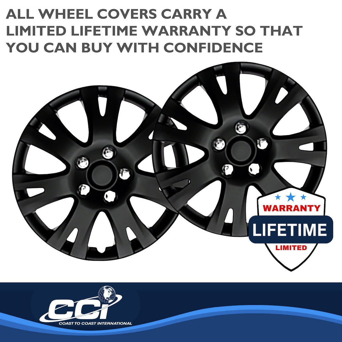 Coast2Coast Universal Wheel Covers IWC103216BLK product image 3