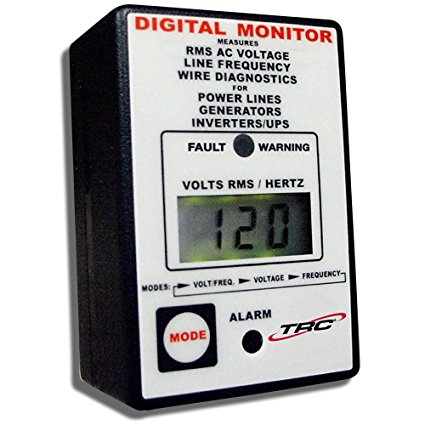 SouthWire Corp. Circuit Tester, LCD Digital Display With LED Backlight, Black/White - AECM200206