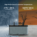 Epoch Battery, 36 V, M8 Threaded Stud Top Terminal, Lithium Iron Phosphate Style (LiFePO4) - B36100A-A