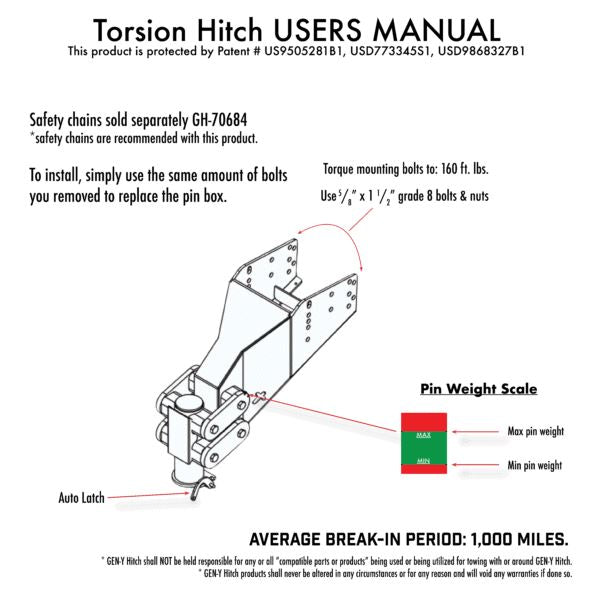 GEN-Y Hitch Fifth-Wheel to Gooseneck Couplers GH-8056AL product image 5