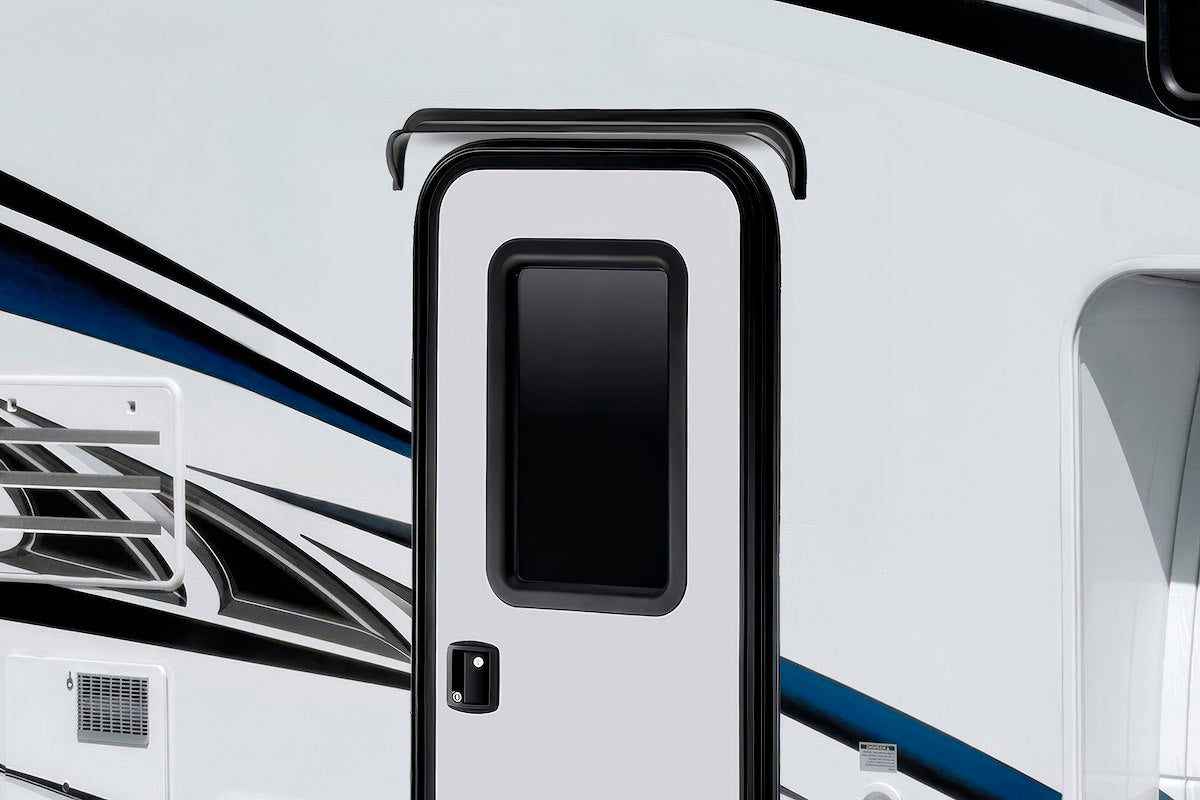 GT Styling Rainguard, Fits 38 To 41 in RV Window/Door, Tape-On With 3M Double Side Acrylic Tape - RV2038