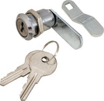 Sea Dog Lock Cylinder, Zinc/304 Stainless Steel Nut, With 2 Locking Arms/2 Matching Keys - 221930-1