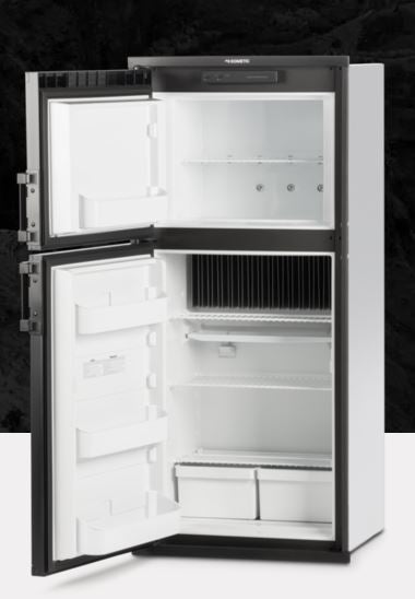 Dometic Refrigerator, Dual Compartment 2 Door Refrigerator With Freezer, 6 Cubic ft, 110 V AC - DM2672LB1
