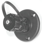 T-H Marine Boat Washdown Fitting, 3/4 in Hose Diameter, 2-1/4 in Flange Diameter, Black - WDV-1-DP