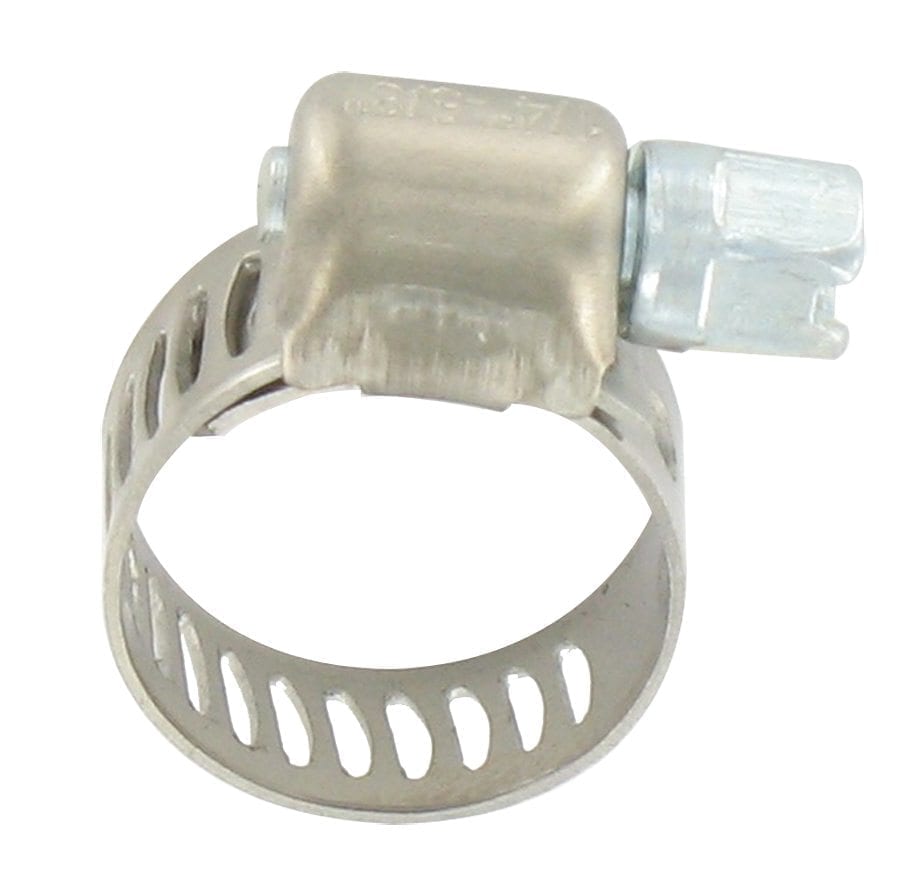 Valterra Hose Clamp, #4, 1/4 in x -5/8 in Clamping Range, Stainless Steel - H03-0015BU