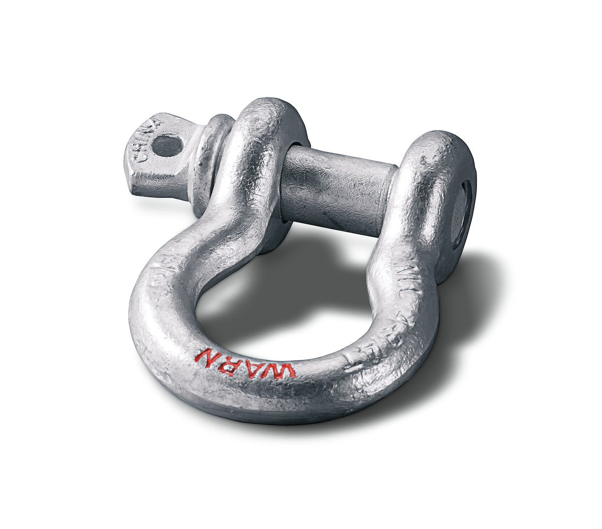 Warn D-Ring, 3/4 in Shackle With 7/8 in Pin, 6000 lb Weight Rating, Steel - 88999