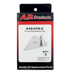 AP Products Multi Purpose Lift Support Bracket, 10 Millimeter Ball Stud, 3 Holes, Set Of 2 - 010-078-2