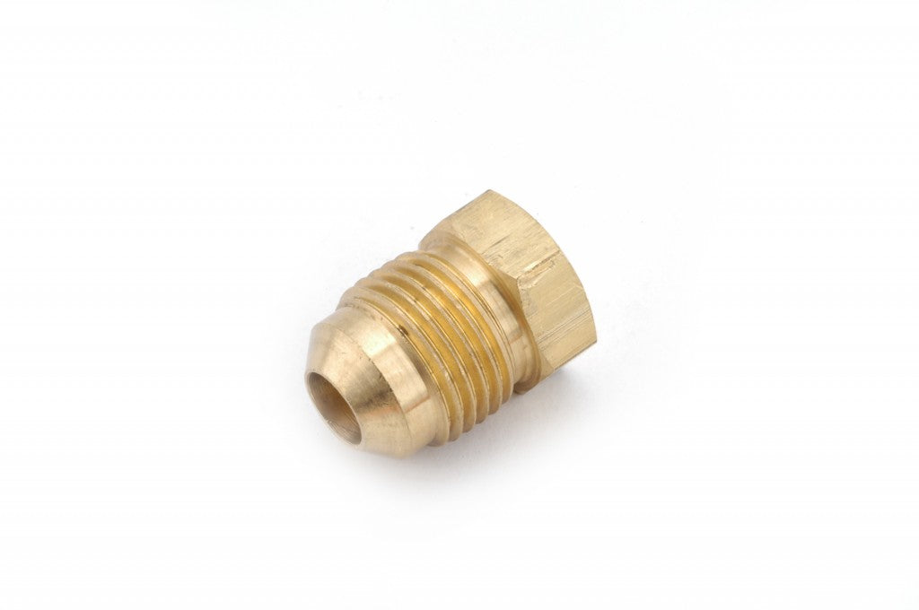 Anderson Fittings Fitting Plug/Fitting Cap, LF 7439 Series, 3/4 in - 16 Thread Size, Fits 1/2 in Outside Diameter Tube 45 degree SAE Flare - 704039-08