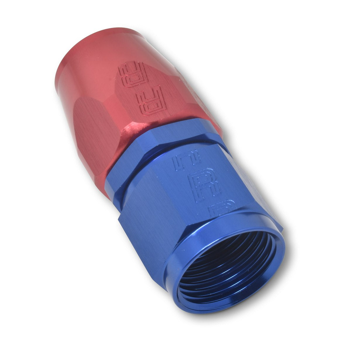Russell Automotive Hose End Fitting, -8 AN Hose, -8 AN Outlet, Red/Blue - 610030