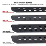Go Rhino Running Board, RB30 Slim Line, Textured, Black - 69634680SPC