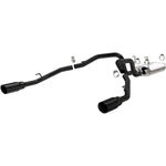 MagnaFlow Exhaust System Kit, Stainless Steel, 3 in Pipe Diameter, 5 in Black Stainless Steel Tips - 15363