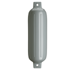 Polyform Boat Fender, G-Series, G-4 Gray, 6-1/2 in Diameter x 22 in Length For 20 ft To 25 ft Boat - 75-891-521