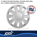 Coast2Coast Wheel Cover, 17 in, 10 Spoke, Set Of 4 - IWC43317S