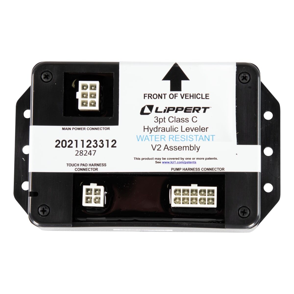 Lippert Leveling System Control Unit, Use With Lippert 3 Point Class C Hydraulic Leveler - 2021123312