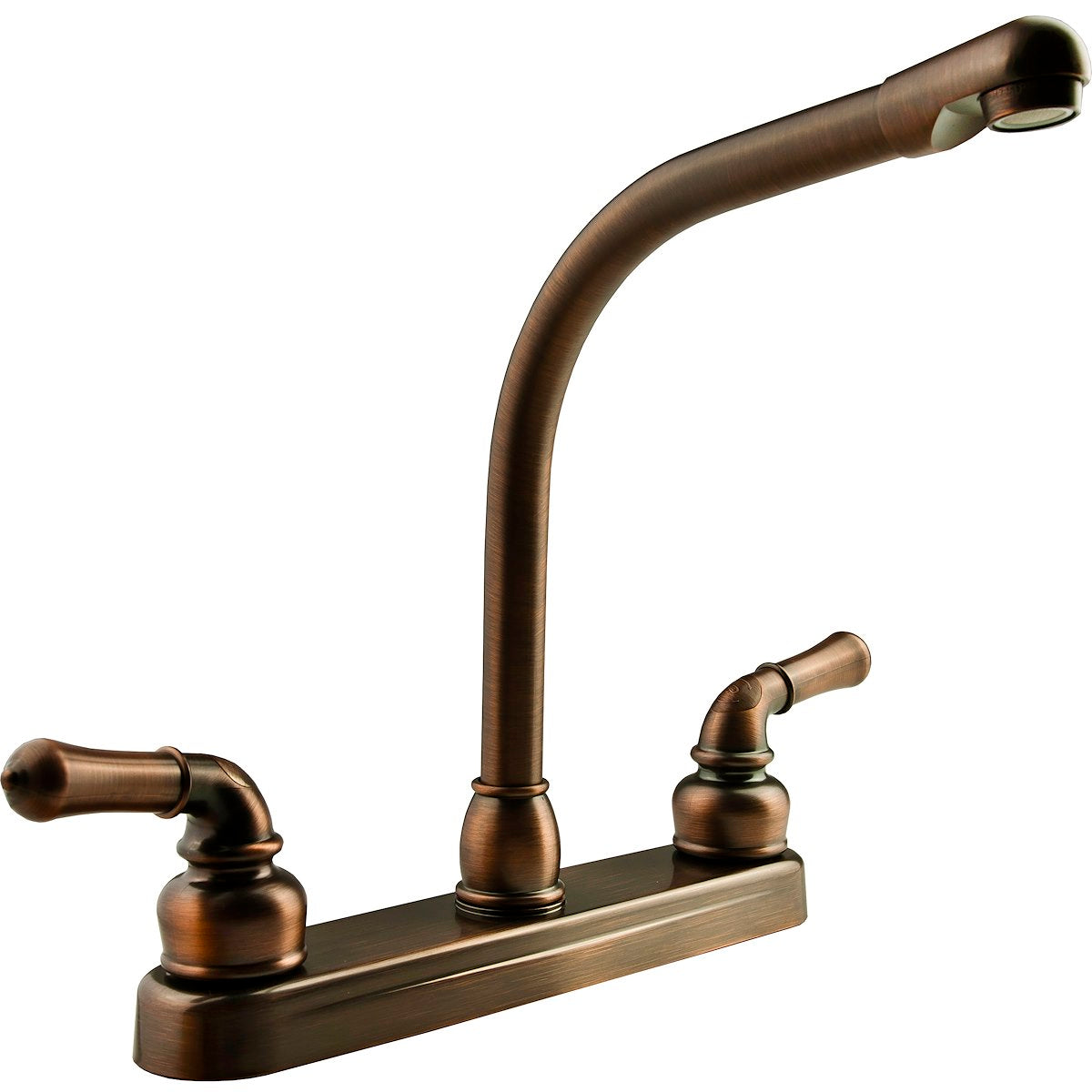 Dura Faucet Faucet, Classical Series, 10 in Hi-Rise Classical Spout, 2 Teapot Classical Handle - DF-PK210C-ORB