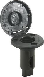 Attwood Marine Navigation Light Pole Base, LightArmor 910R Series, 2 Pins, 2.23 in Diameter - 910R2PSB-7