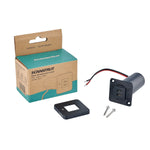 Scanstrut USB Outlet, TILE Series, 10 To 32 V DC Input Voltage(12/24 V System), 6 Ampere Input Current - SC-TILE-20