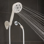 Oxygenics/ ETL Shower Head, Hand Held With 72 in Hose, With 10 Function Spray Settings, 5 in Outer Diameter - 51799