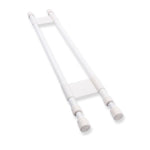 Camco Refrigerator Content Brace, Bar Extends From 19 in Length to 34 in Length, White Plastic - 44074