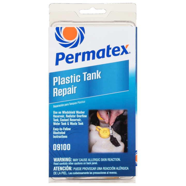 Permatex Plastic Tank Repair Kit, From 50 degree Fahrenheit To 75 degree Fahrenheit - 09100