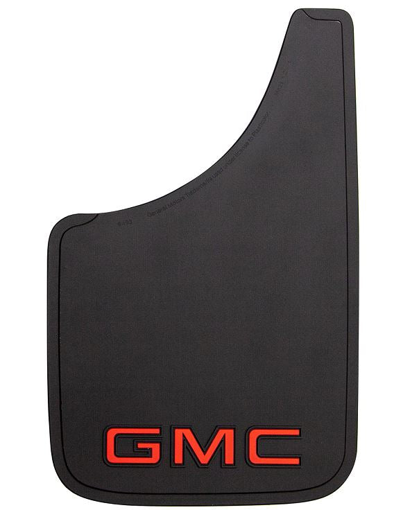 Plasticolor Mud Flap, Easy-Fit Series, Red GMC Logo, Black, Set Of 2 - 000493R01