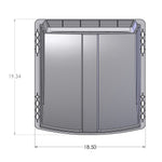 Camco Roof Vent Cover, For 14 in x 14 in Vents, White - 40431