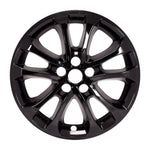 Coast2Coast Wheel Skin, 17 in, 5 Double Spokes, Gloss Black, Set Of 4 - IMP471BLK