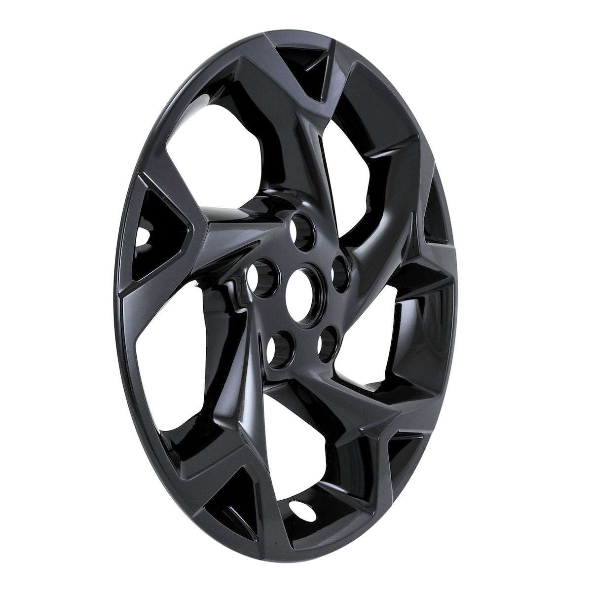 Coast2Coast Wheel Skin, 17 in, 5 Y Spokes, Gloss Black, Set Of 4 - IMP509BLK