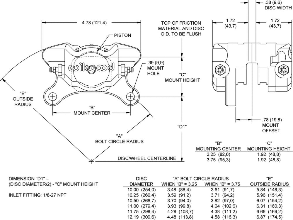 Wilwood Brakes Disc Brake Calipers 120-10188 product image 3