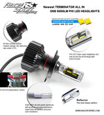 Race Sport Lighting Headlight Bulb, Terminator Series, H11, LED Bulb, Set Of 2 - H11TLED