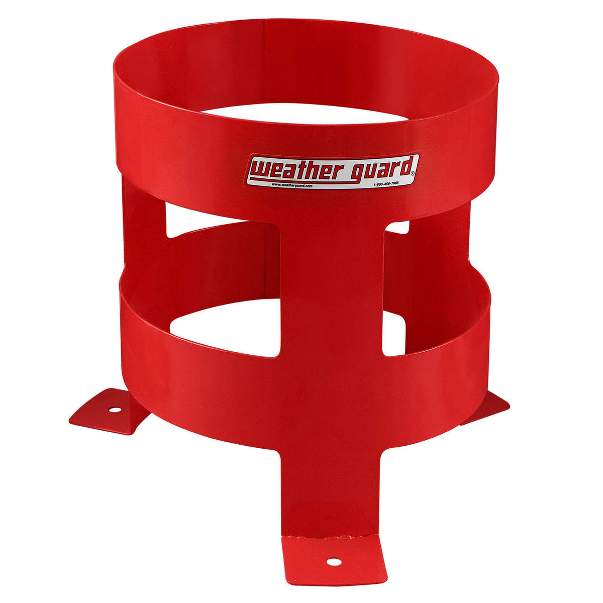 Weather Guard Van Storage System Refrigerant Tank Rack, Holds One 30 lb Tank, 10-3/4 in Height x 9-3/4 in Width x 9-3/4 in Depth, Steel - 9886-7-01