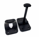 JR Products Door Catch, 3.5 in Length, Black - 10324