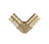 Elkhart Supply Fresh Water Fitting, 1/2 in PEX x 1/2 in PEX, 90 degree Elbow, Brass - 51139