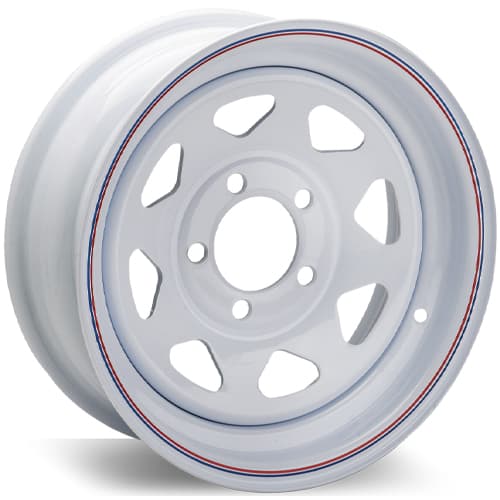 Americana Tire and Wheel Trailer Wheel, 16 in Diameter x 6 in Width, 6 x 139.7 Millimeter/6 x 5.50 in Bolt Pattern, 0 Millimeter Offset - 20740