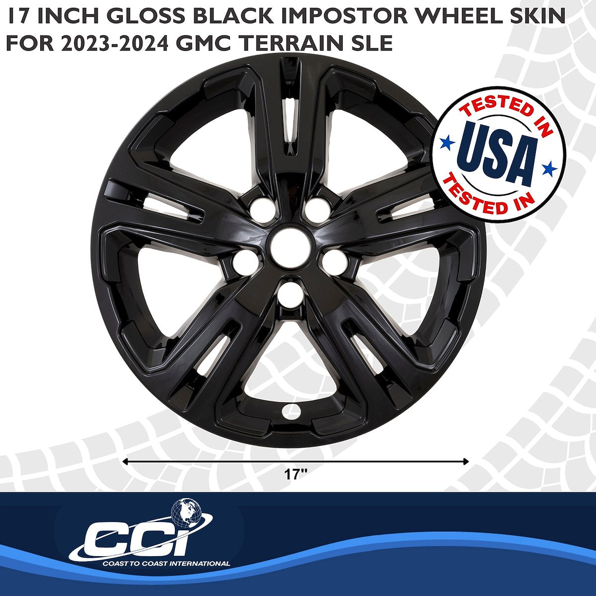 Coast2Coast Wheel Skins & Styled Wheel Covers IMP514BLK product image 3