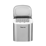 Magic Chef Ice Machine, 8.7 in Width x 11.4 in Height x 11.6 in Depth Overall Dimension, Produces Up To 27 lb Ice Per Day, Stainless Steel - MCIM27ST