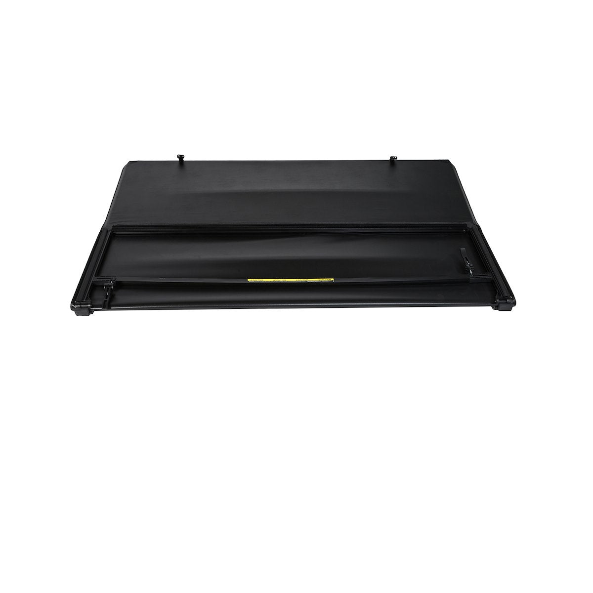 TrailFX Tonneau Cover, 2 Folds/3 Panels, Black Vinyl With Aluminum Rails - TFX1116