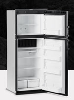 Dometic Refrigerator, Dual Compartment 2 Door Refrigerator With Freezer, 8 Cubic ft, 60-51/64 in Height x 24-7/8 in Width x 26 in Depth - DM2872RBF1