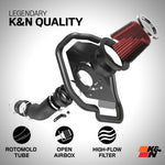 K&N Air Cleaner Assemblies and Air Intake Kits 63-1566 product image 2