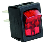 JR Products Multi Purpose Switch, 12 V, 10 amp At 125 V AC/6 amp At 250 V AC/15 amp At 12 V DC, 0.756 in x 0.508 in Cutout - 12765