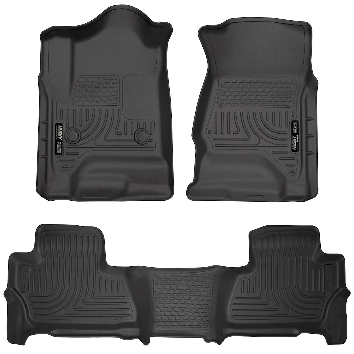 Husky Liners Floor Liner, Black, 3 Piece - 99201
