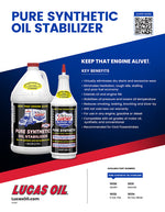 Lucas Oil Oil Additive, 1 gal Jug - 10131